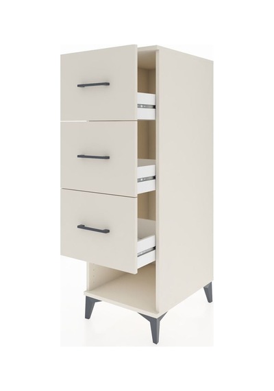 Kronos Dolap 3 Çekmeceli 44x59x134 Aytaşı-aytaşı Aytaşı
