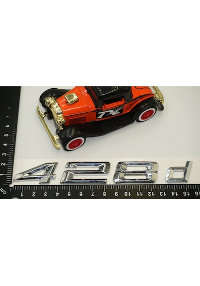 Bmw 428D Bagaj Krom Metal 3M 3D Yazı Logo