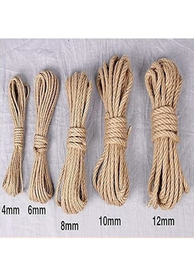7 Mm 10 Metre Jüt Halat Kendir İp Hasır Urgan