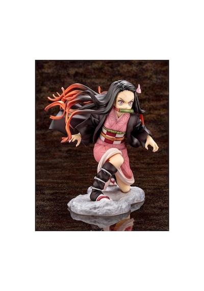 Demon Slayer Kimetsu No Yaiba Nezuko Kamado Fighting Version Aksiyon Figürü 17 Cm