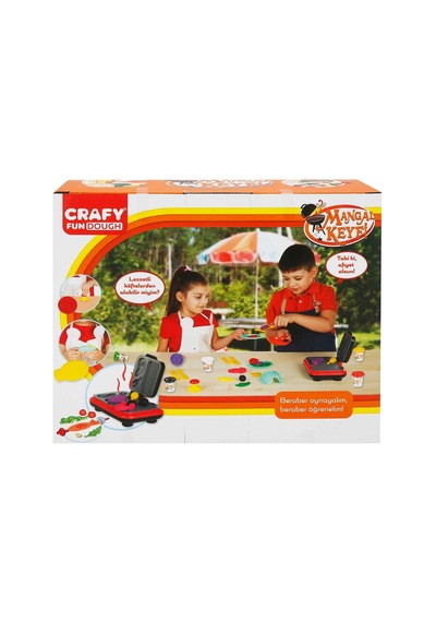 Sunman 2052 Oyun Hamuru 4x50gr Set Mangal Keyfi Çok  Renkli
