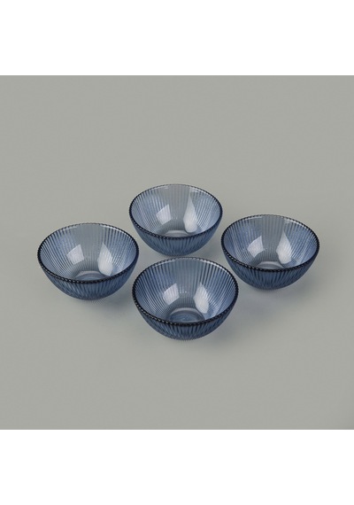 Kitchen 4'lü Çerezlik - Mavi - 9 Cm Renkli