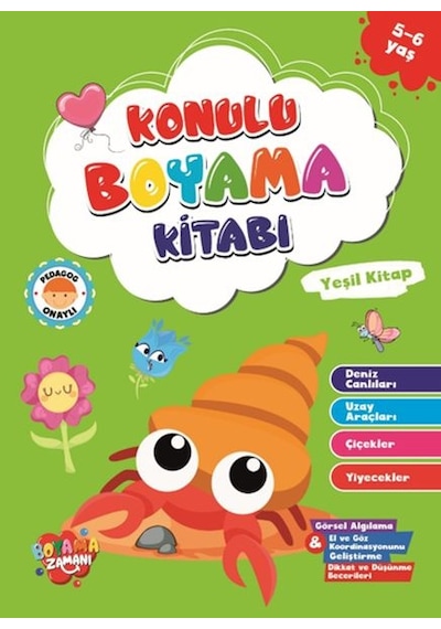 Konulu Boyama - Yeşilkitap 5-6 Yaş
