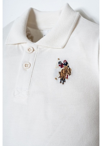 U.s. Polo Assn. Erkek Bebek Beyaz Şort Takım 5274-49975 Beyaz