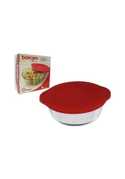 Paşabahçe 59001 Kapaklı Yuvarlak Borcam Fırın Saklama Kabı 2100 CC