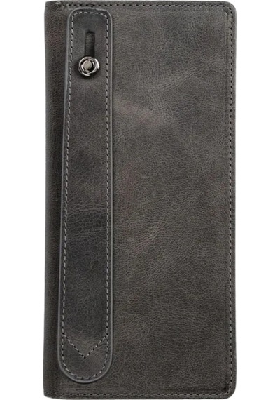 Mft Leather Hakiki Deri Unisex Telefon Bölmeli Cüzdan Golden 3367 Tiguan Antrasit