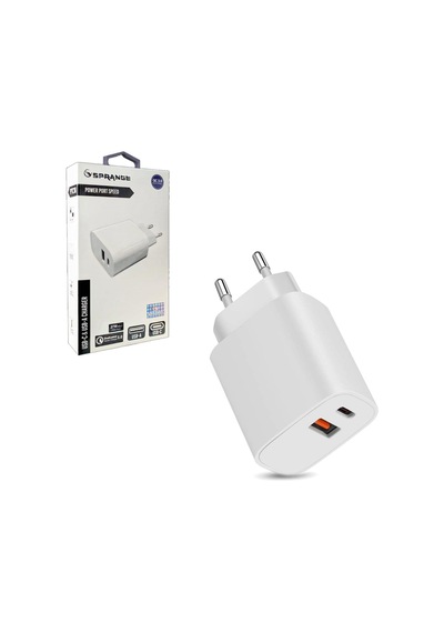 Sprange PTC-18 Type-c 27 W Qc3.0 Şarj Adaptör Başlık