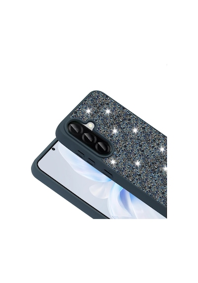 Samsung A07 5g Uyumlu Taş Detaylı Melt Silikon Kılıf Darbeye Karşı Dayanıklı