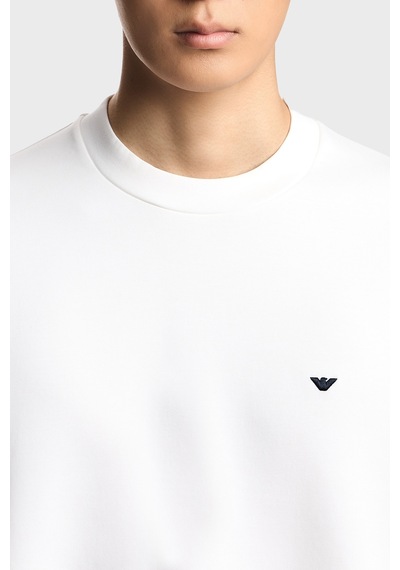 Emporio Armani Erkek Sweat Em004533 Af10013 U0003 Beyaz Beyaz