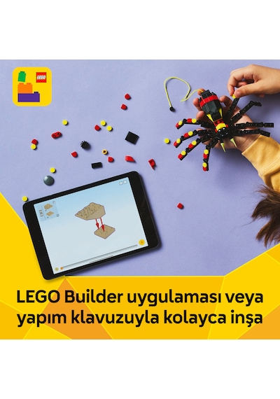 LEGO® Creator 3’ü 1 Arada Vahşi Hayvanlar: Şaşırtıcı Örümcek 31159 - 7 Yaş ve Üzeri Çocuklar için Yaratıcı Oyuncak Yapım Seti (153 Parça) LEGO® Creator 3’ü 1 Arada Vahşi Hayvanlar: Şaşırtıcı Örümcek 31159 - 7 Yaş ve Üzeri Çocuklar için Yaratıcı Oyuncak Yapım Seti (153 Parça)