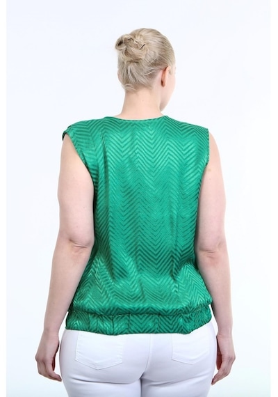 Myline Pile Detay Anvelop Bluz