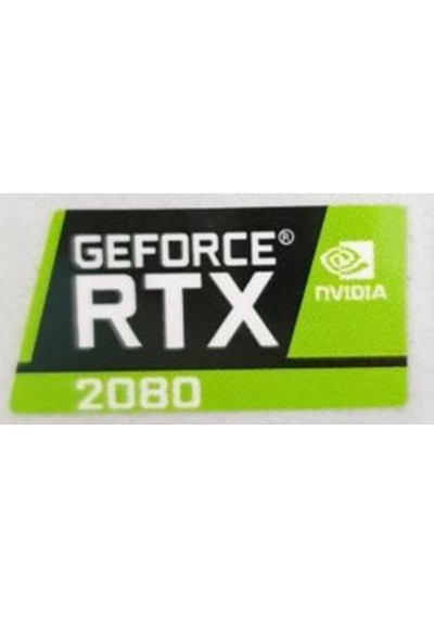 OEM Nvidia Geforce RTX 2080 Sticker Yatay Etiket D103