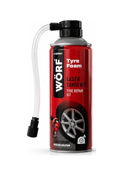 Lastik Tamir Kiti 400 Ml. Lastik Tamir Köpüğü Sprey
