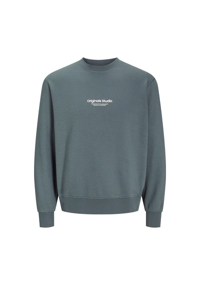 Jack & Jones Erkek Sweat 12241694 Koyu Gri Koyu Gri