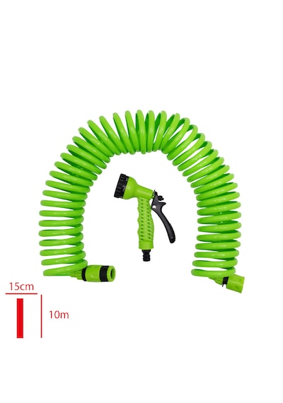 Beatrıx Spiral Hortum Seti 10 Metre Bahçe Hortumu