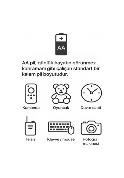 Ers Type-c Şarjlı 2800mwh 1.5v Şarj Edilebilir 2 Li Aa5 Kalın Pil - Lityum Iyon Batarya