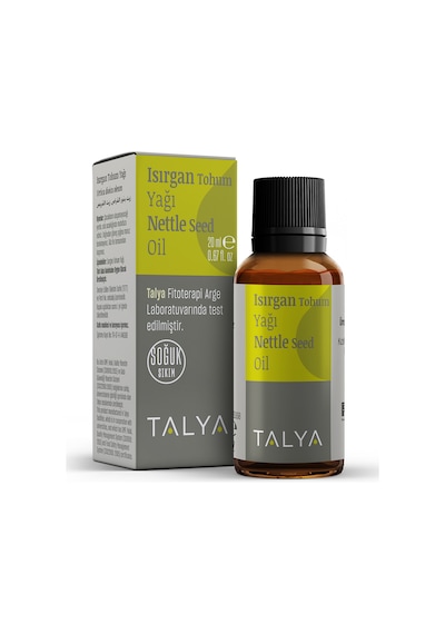 Talya Soğuk Sıkım %100 Saf ve Doğal Isırgan Tohum Yağı 20 ML