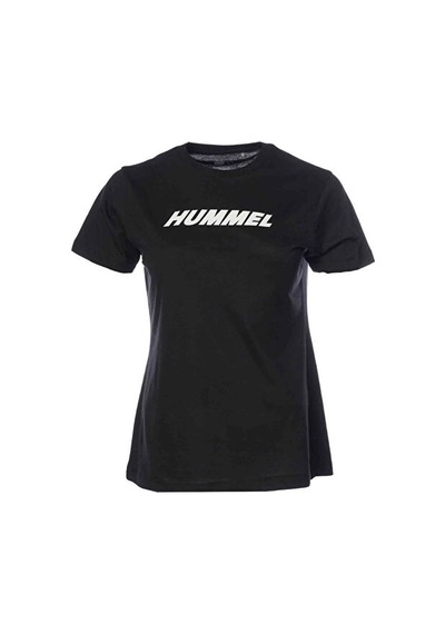 Hummel T-te Elemental Logo Cotton Tee Kadın Günlük Tişört 912016-2001 Siyah SIYAH