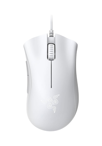 Deathadder 2021 - Kablolu Oyun Faresi Optik Sensör, 6400 Dpı, 5 Programlanabilir Düğme, Ergonomik Form Faktörü Pc Beyaz