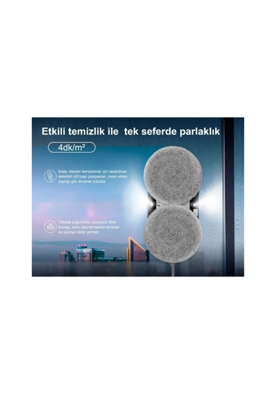 Cam Silme Robotu Renkli