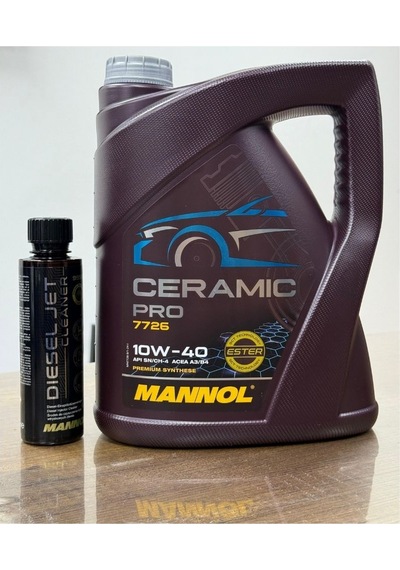 Mannol 5W-30 Energy 7726 Motor Yağı Ve Diesel Jet Cleaner Dizel Enjektör Temizleyici