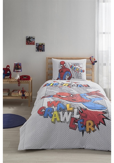 Özdilek Spiderman Wall Disney Kapitone Nevresim Takımı Lastikli Ç