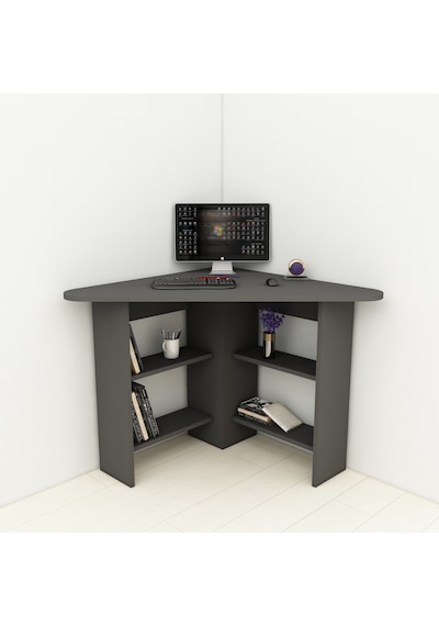 Arnetti Köşe Çalışma Masası Corner Ofis Masası Antrasit Arnetti Köşe Çalışma Masası Corner Ofis Masası Antrasit
