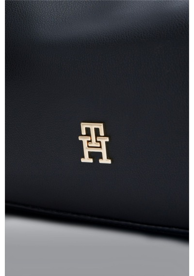 Tommy Hilfiger Th Logotape Mını Satchel Kadın Mavi Çanta - Aw0aw18743