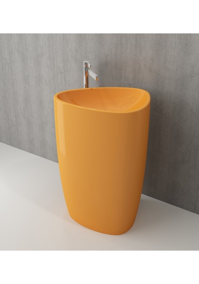 Bocchi Etna Monoblok Lavabo - P.Mandalina Sarısı