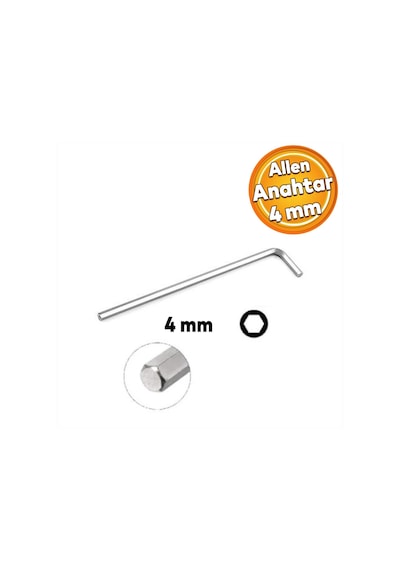 Eltos Allen Alyan Anahtar 4 Mm Altıgen Vida Somun Sıkma Sökme Eca004