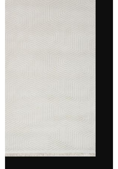 Artemis Halı Zeus 09991b Beyaz Modern Sade Desen Halı