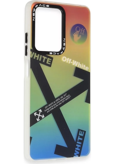 Newface Xiaomi Redmi Note 12 4g Kılıf Estoril Desenli Kapak - Estoril - 5 Beyaz