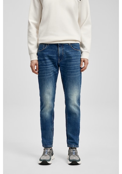 Lufian Mark Smart Jean Erkek Pantolon Slim Fit Mavi Mavi 111200227100300