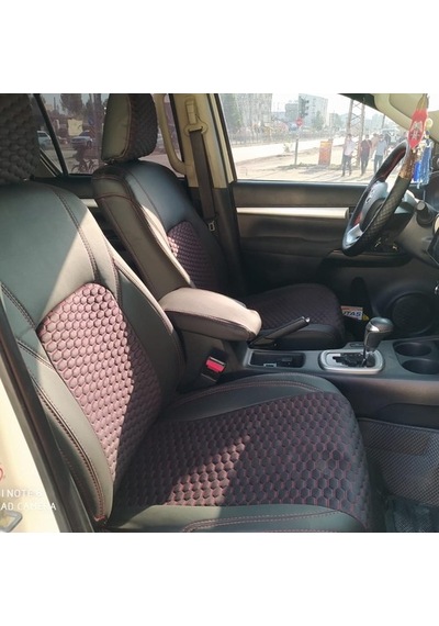 Toyota Uyumlu Hilux Araca Özel Oto Koltuk Kılıfı (469711805)