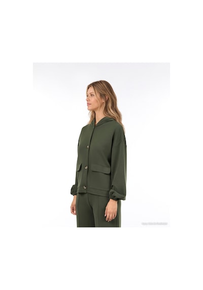 Yargıcı Regular Kapüşonlu Yaka Uzun Kol Sweatshirt 26kksw9005l 014 Yeşil