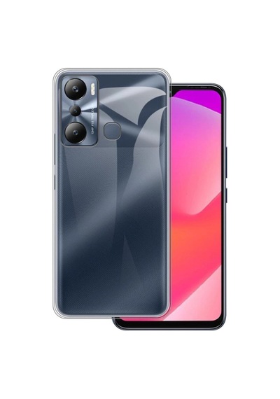 İnfinix Hot 20i Kılıf Lüx Şeffaf Silikon İtdark820