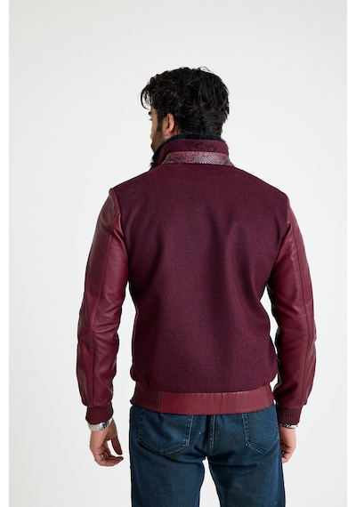 Franko Armondi Klasik Erkek Deri Ceket E49-kd-2916 Bordo