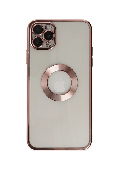 Apple İphone 11 Pro Kılıf Slot Silikon - Rose Gold 0.2M-Çok Renkli