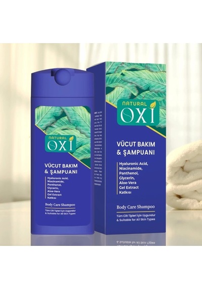 Oxi Natural Vücut Bakım Şampuanı 300 Ml. Duş Jeli