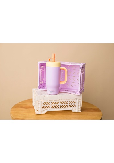 Sipnjoy - Handlehug Tumbler 550 Ml - Lila