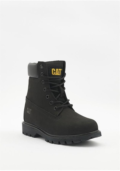 Caterpillar Clovis Black Nubuk Kadın Bot Siyah