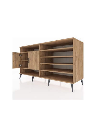 Kronos Konsol 7 Raflı 2 Kapaklı 176x59x99 Çam-çam/aytaşı Çam-çam/aytaşı