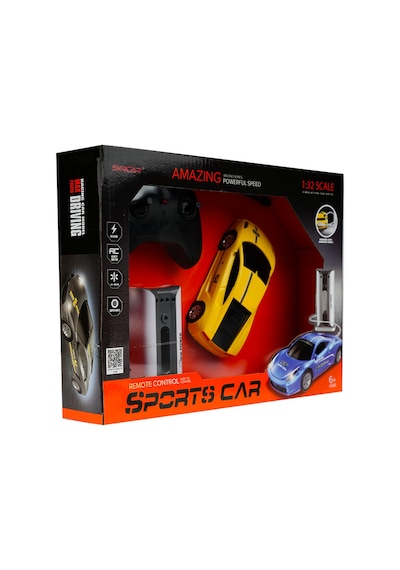Uzaktan Kumandalı Sports Car Sarı Çok Renkli