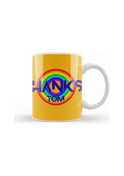 Tom Hanks Retro Rainbow Style Kupa Bardak Porselen Karışık