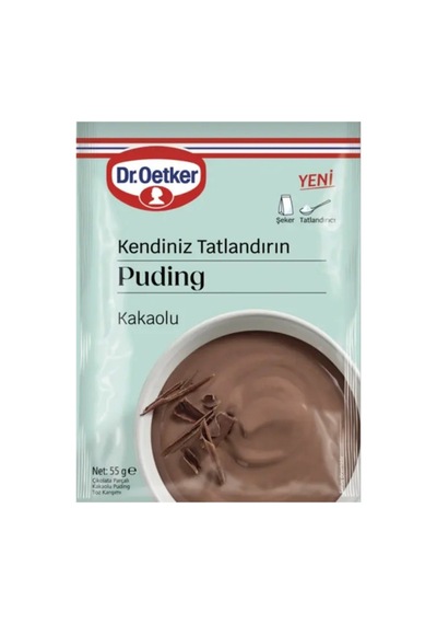 Dr.oetker Kendiniz Tatlandırın Şekersiz Puding Kakaolu 55 G - 772007424