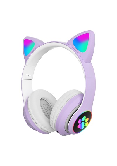 Coverzone Cat Headset Multi Purpose STN-28 RGB Bluetooth Kulak Üstü Kulaklık