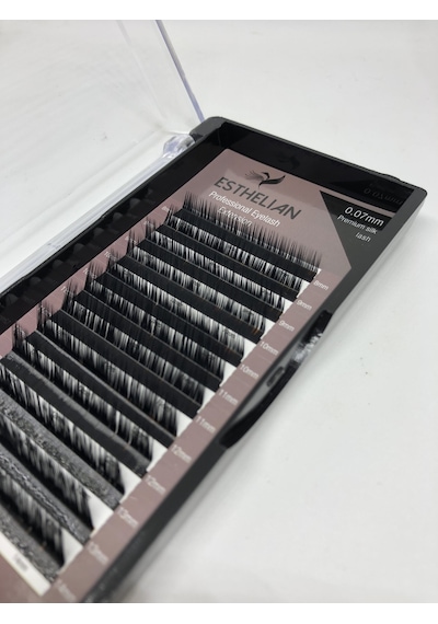 Esthelian İpek Kirpik L Kıvrım 0.07 MM Mix Boy