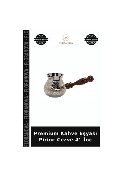 Premium Kahve Eşyası Pirinç Cezve 4'' İnc