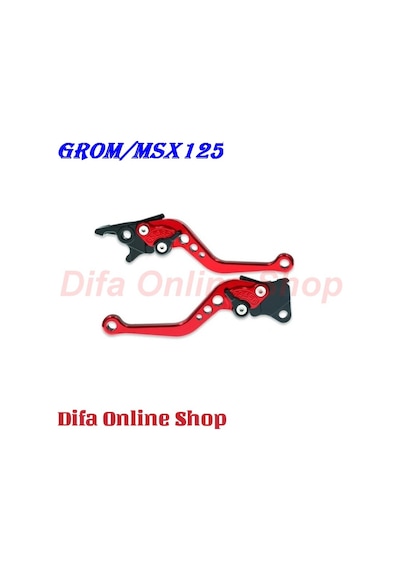 GROM/MSX125 Manet Ayarlı CNC Spor 2014-2023 Kırmızı