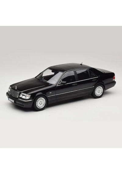 1:18 Ölçek 1997 Mercedes Benz S Class S600 W140 Diecast Metal Minyatür Model Araba 25cm